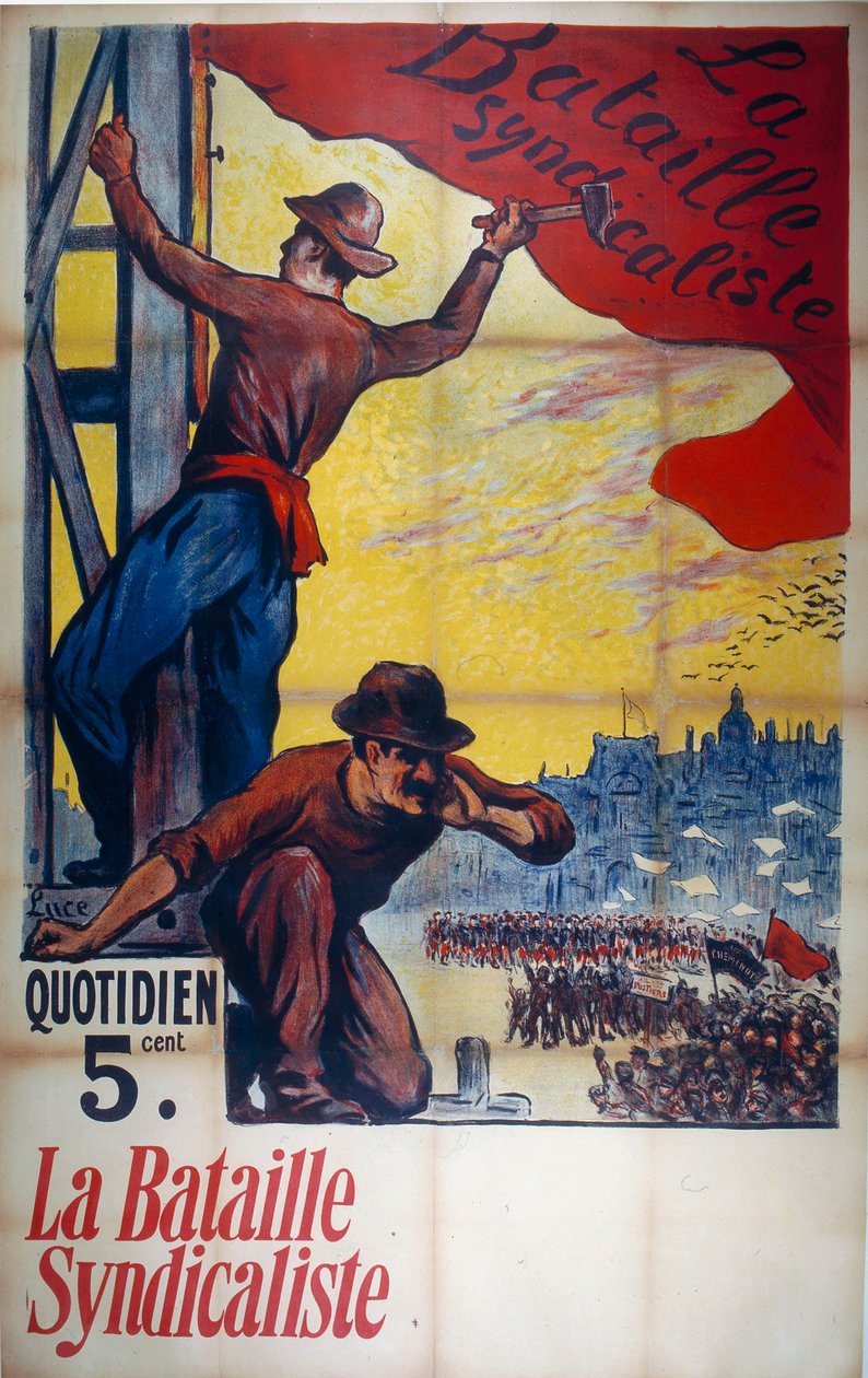 Journal La Bataille syndicaliste 27. april 1911, 1911. av Maximilien Luce