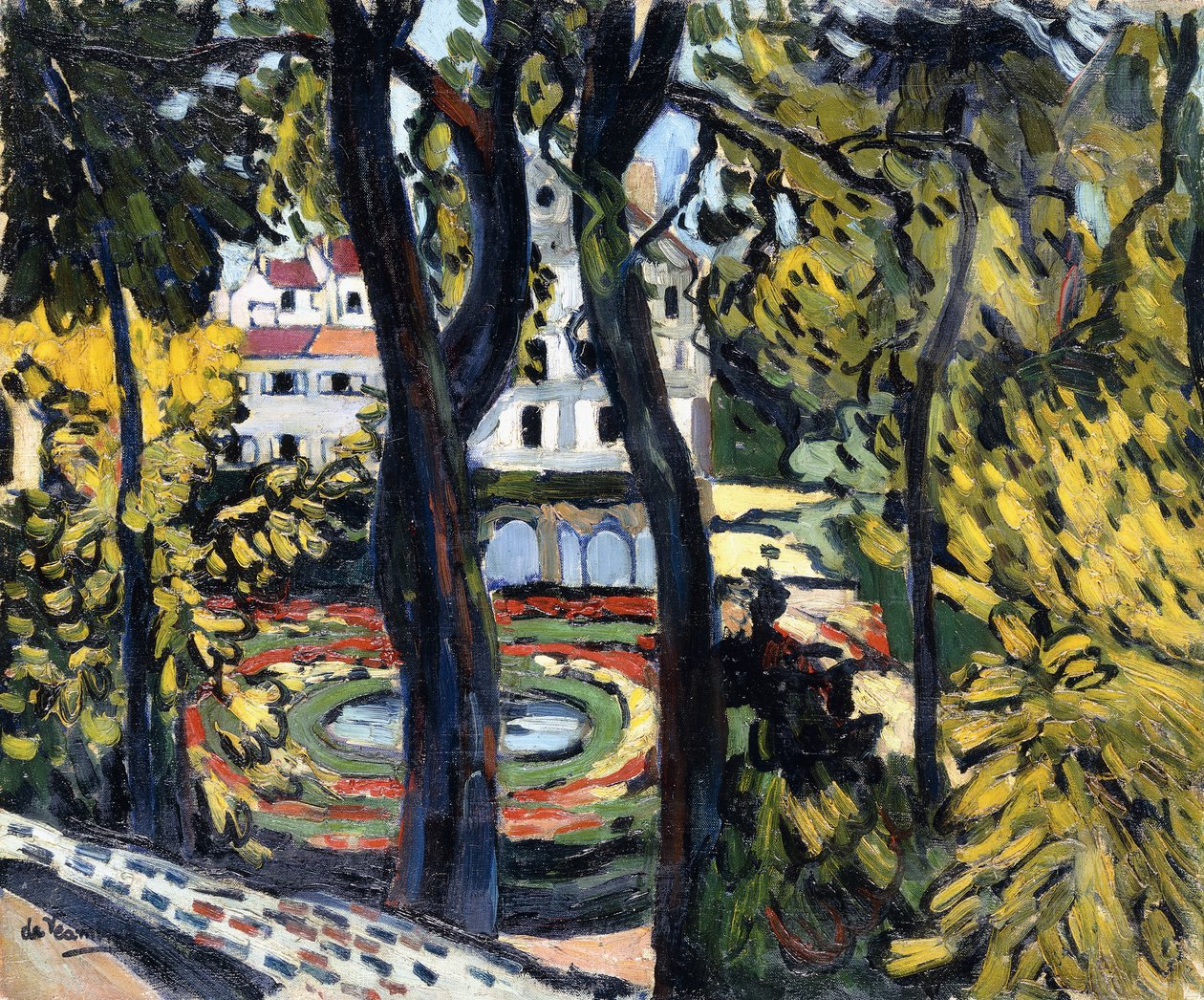 Seinen og Pont Saint-Michel, 1900 av Maximilien Luce
