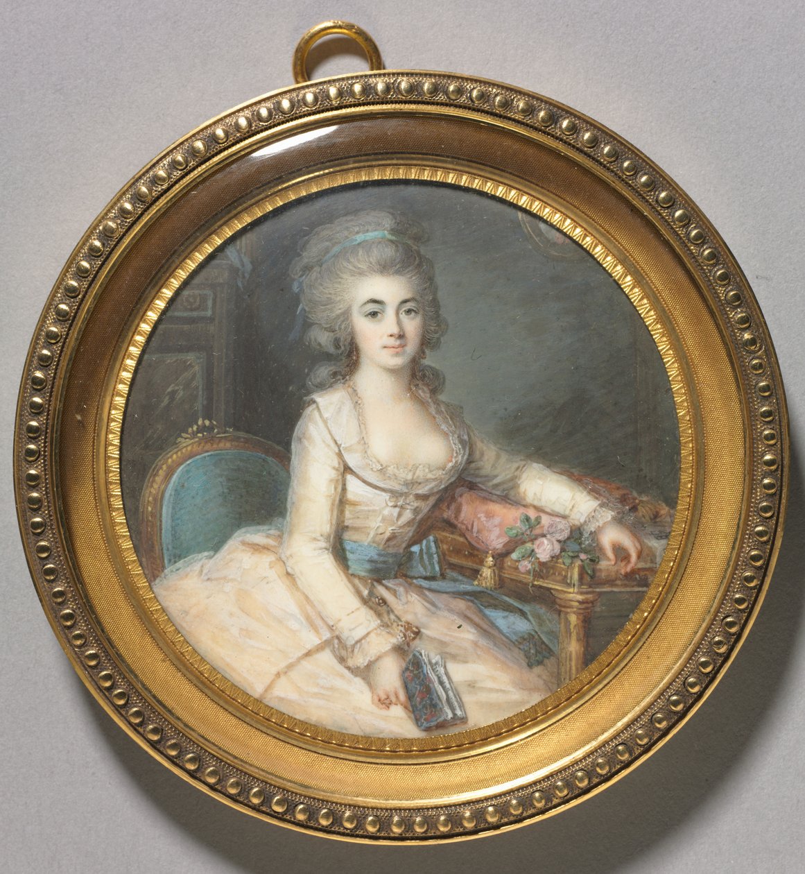 Portrait of a Woman, ca. 1780 (akvarell på elfenben) av Maximilien Villers