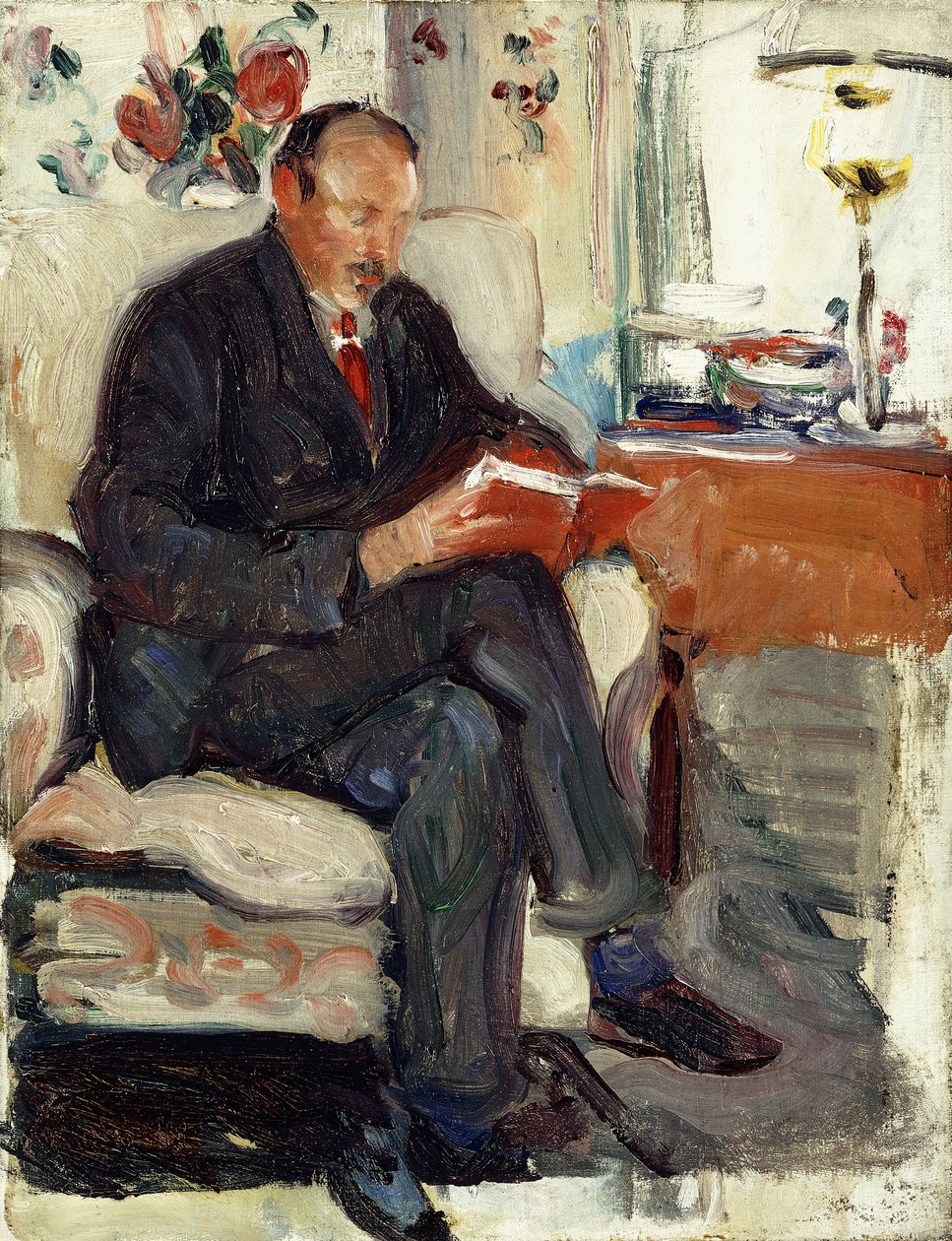 Portrett av Ernest Lawson (olje på lerret) av May Wilson Preston