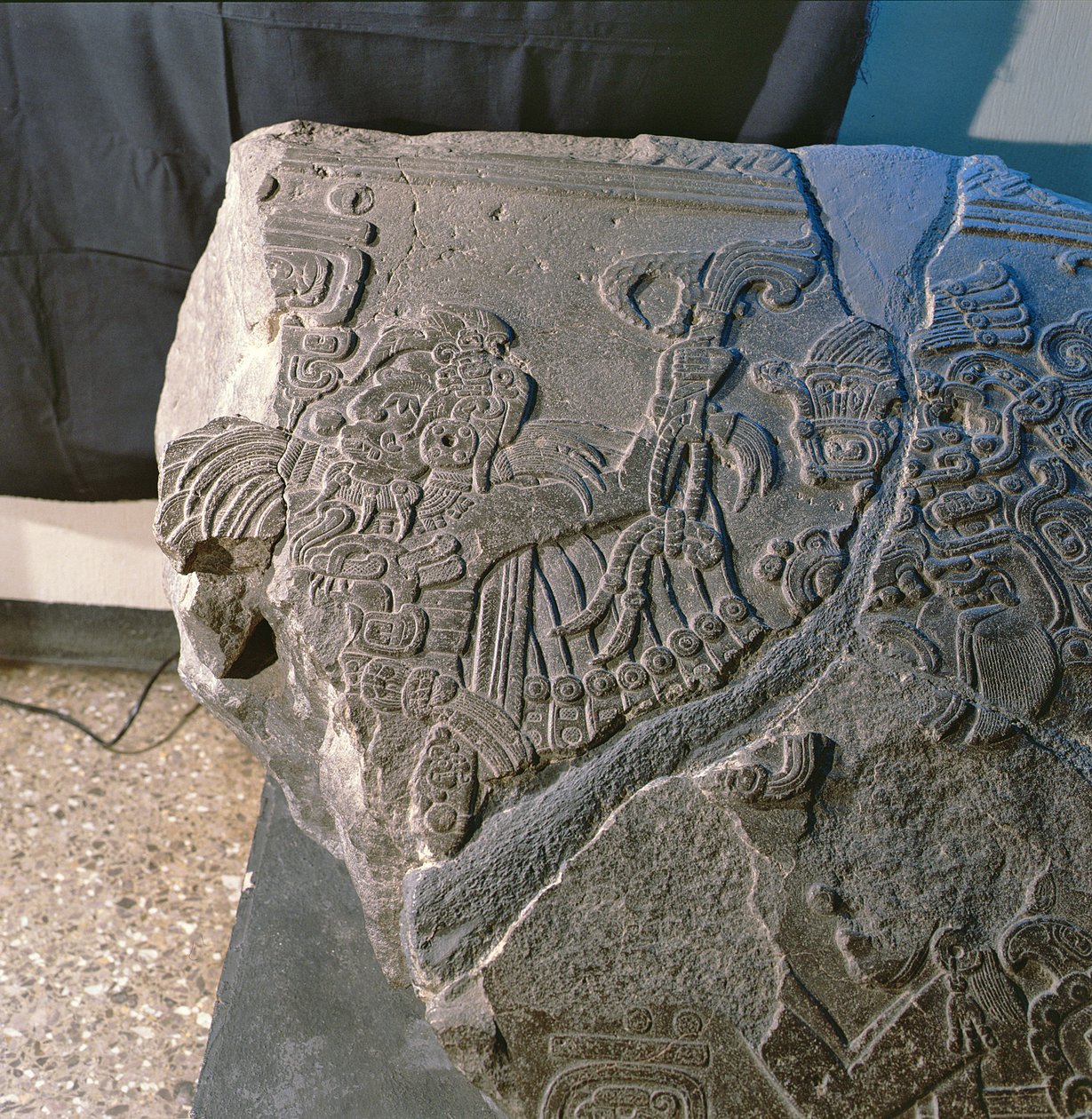 Alter 10 fra Kaminaljuyu, Guatemala, Maya Classic Period (600–900 e.Kr.) av Mayan