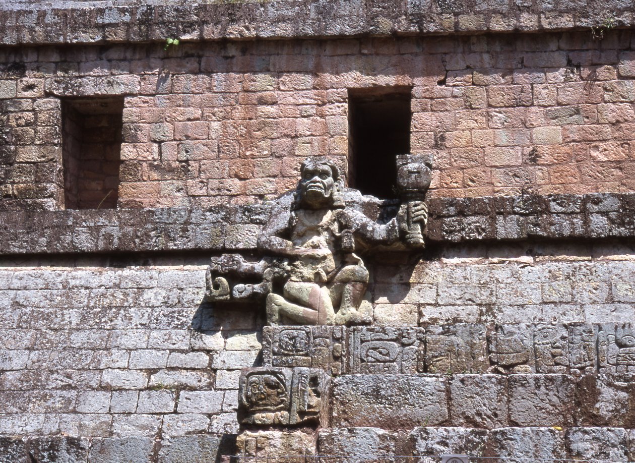Copan West Court, sen klassisk periode 600-900 e.Kr av Mayan
