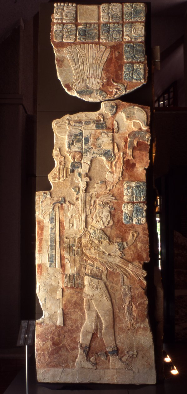 Kong Pacal Stela 12 av Mayan