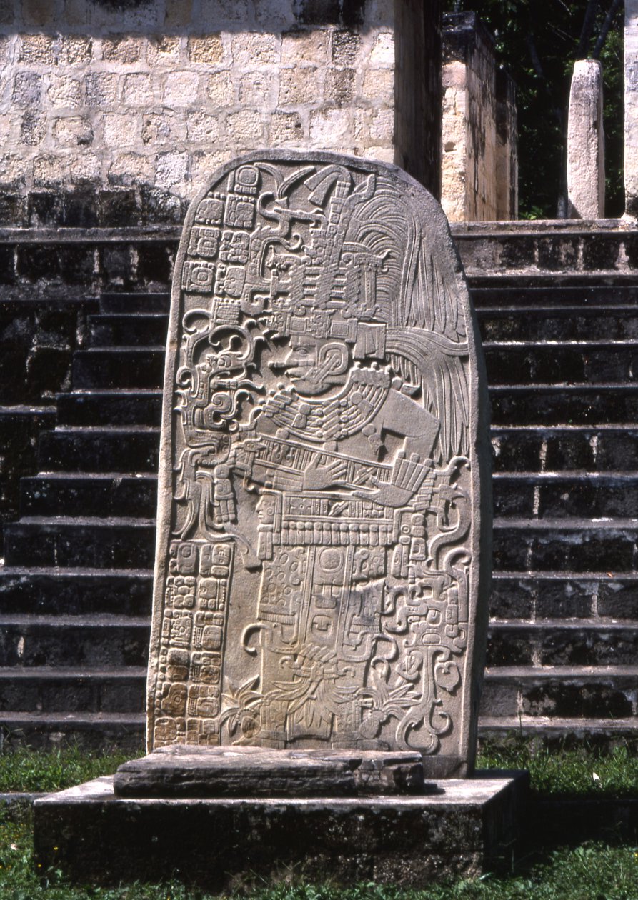 Seibal, Stela 10, Ultimate Classic Period, 849 AD av Mayan