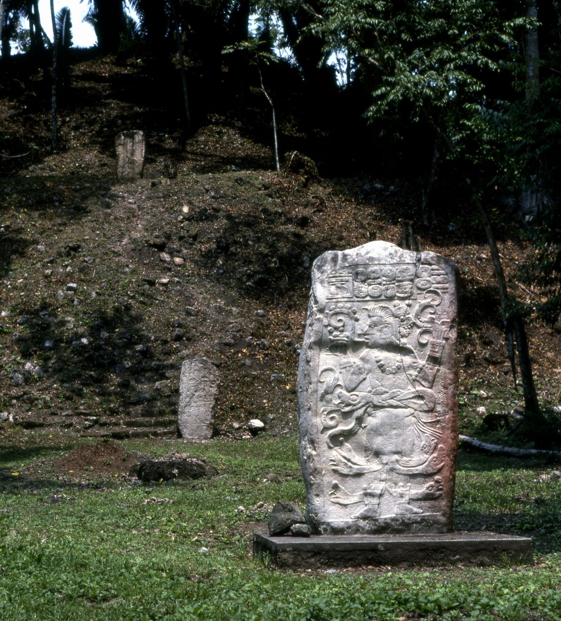 Seibal, Stela 13, Ultimate Classic Period, 849 AD av Mayan