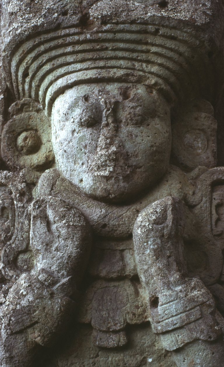 Stela 1, Copan, sen klassisk periode, 667 e.Kr av Mayan