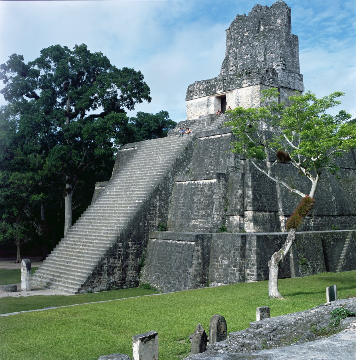 Tempel 2, sen klassisk periode (600–900 e.Kr.) av Mayan