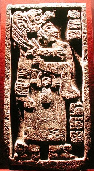 Stein funnet ved Oxkintok, 500-800 av Mayan
