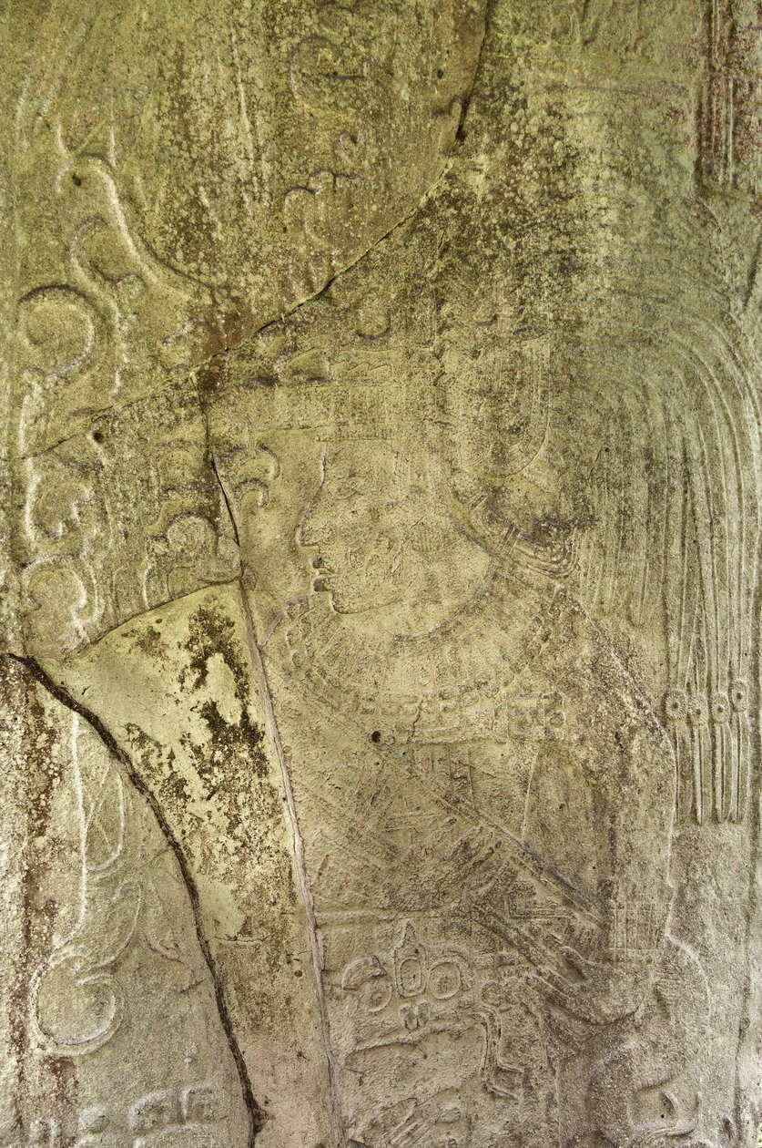 Detalj av Stela 9 som viser Ajb
