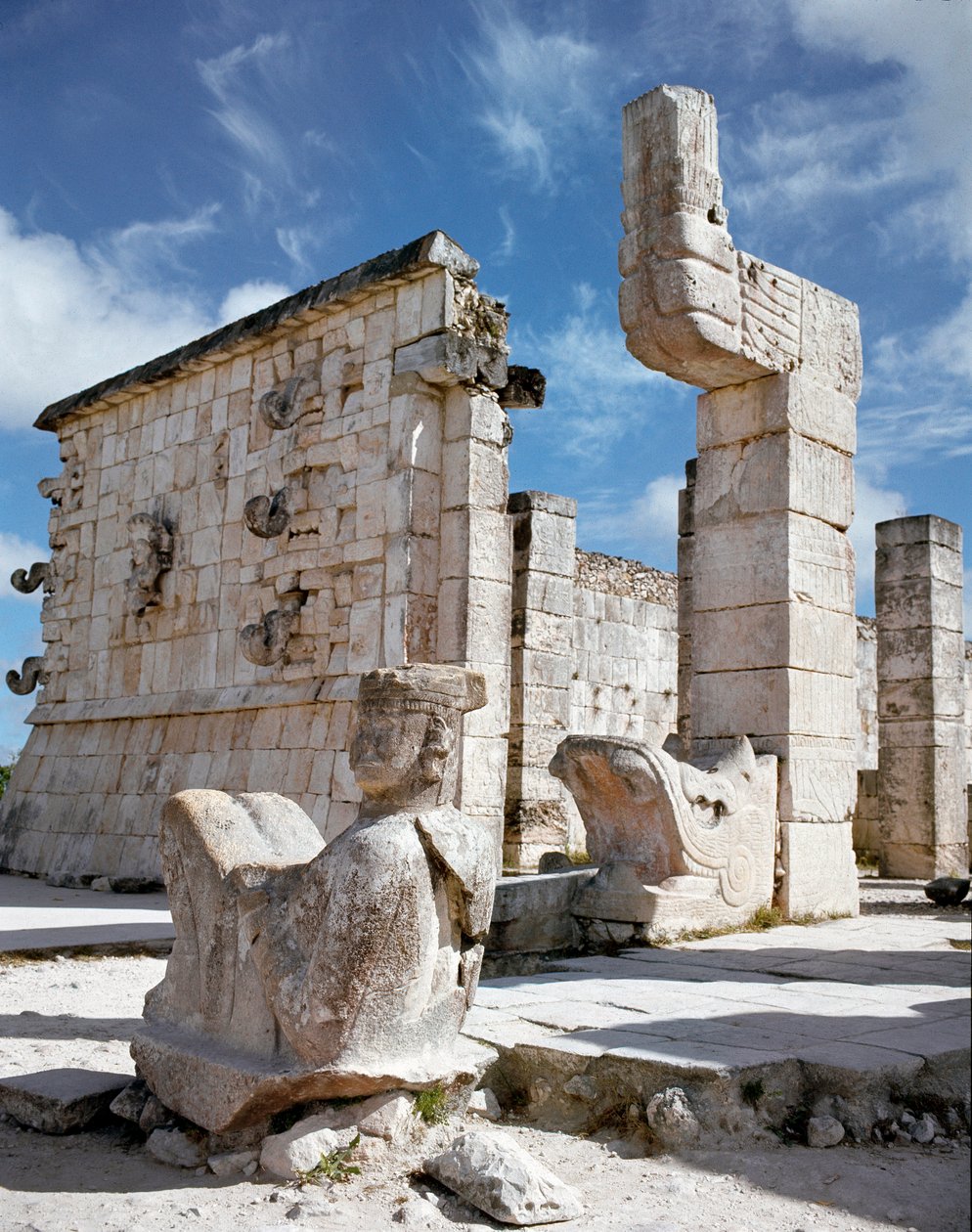 Inngangen til krigernes tempel, 750-1200 av Mayan