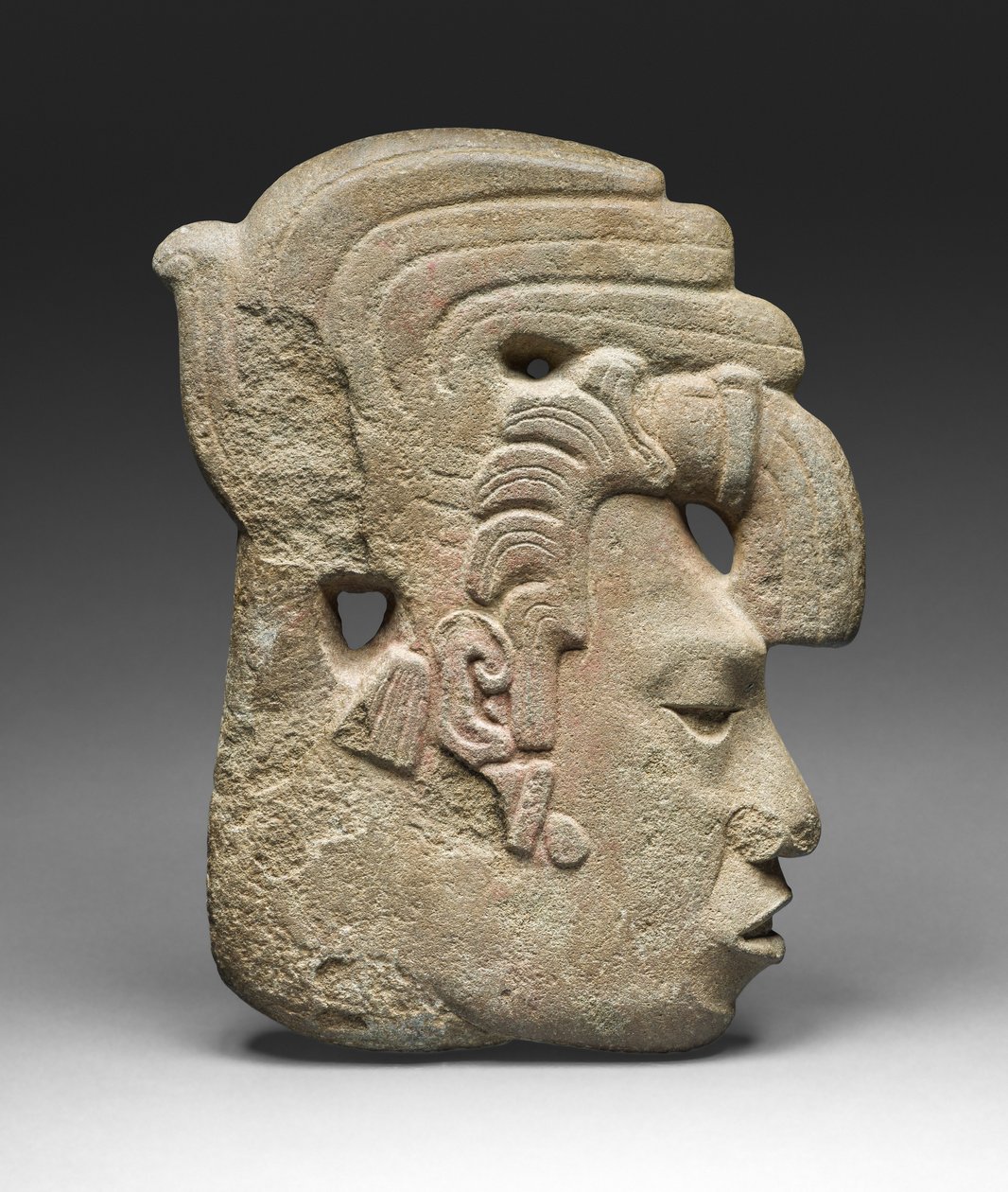Kongelig profil, 650-800 e.Kr av Mayan