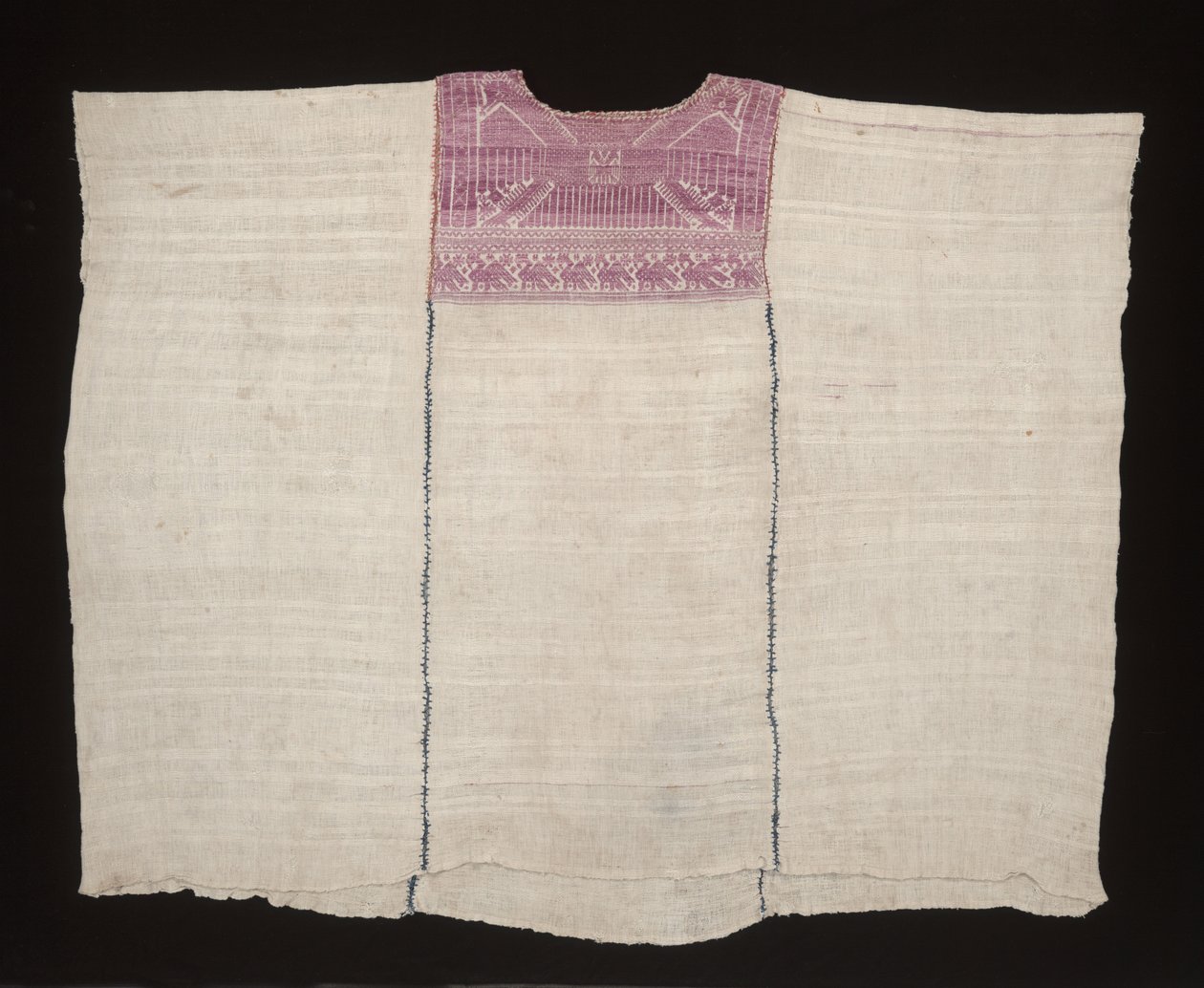 Cofradia huipil, sannsynligvis ca. 1875 (bomull, silke) av Mayan Mayan