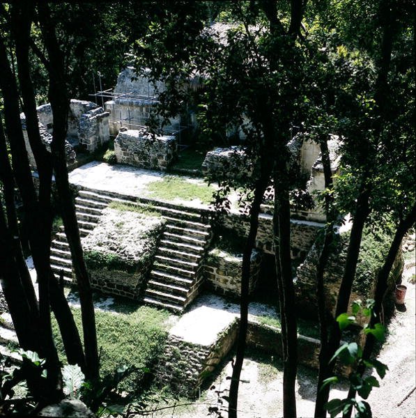 Temple N, sen klassisk periode (600–900 e.Kr.) (bilde) av Mayan Mayan