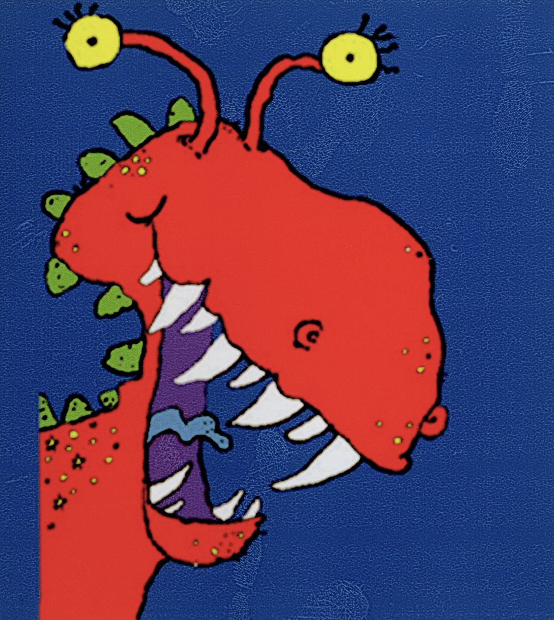 Red Monster, 1998 (blekk på papir) av Maylee Christie
