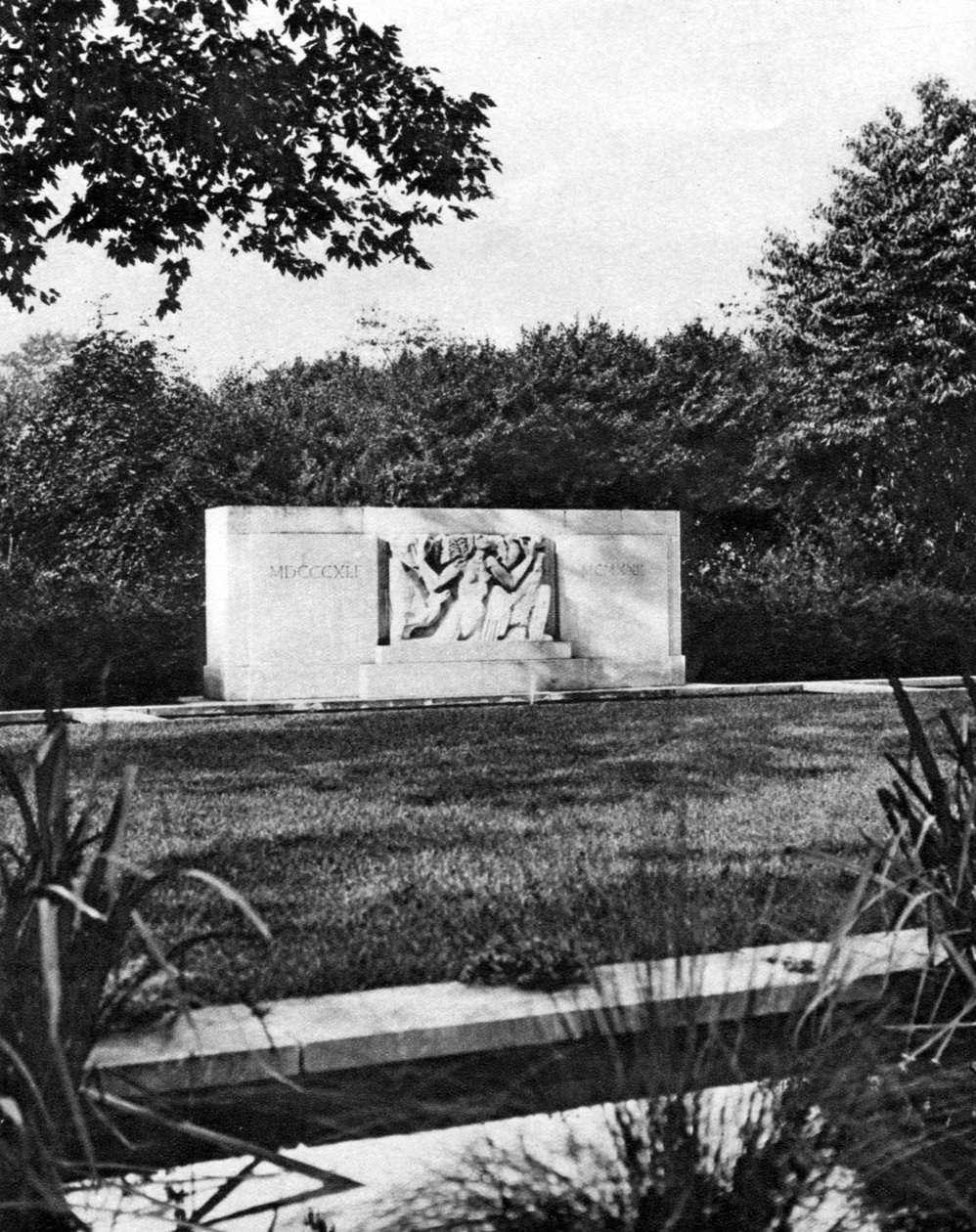 Hyde Park Bird Sanctuary og Hudson Memorial, London, 1926-1927 av McLeish