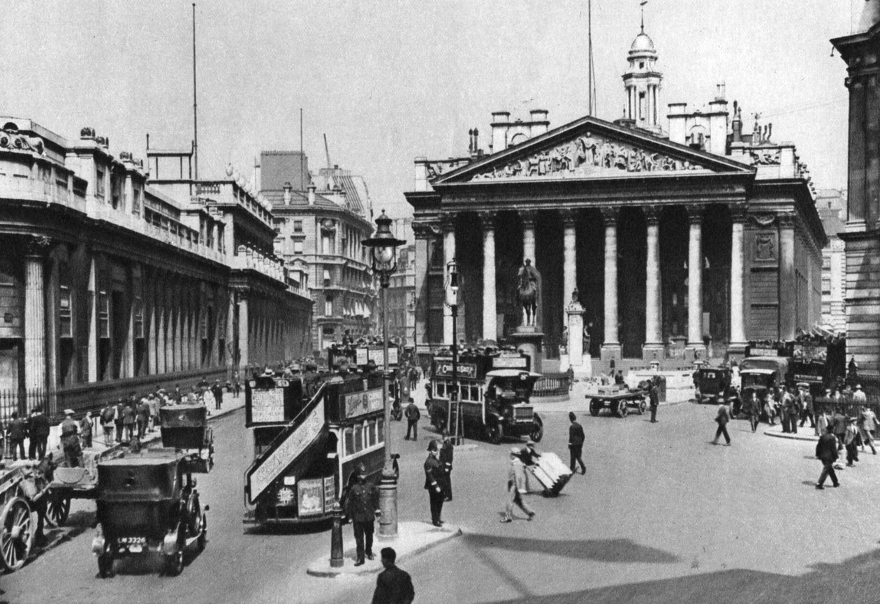 The City, sentrum av London, 1926-1927. av McLeish