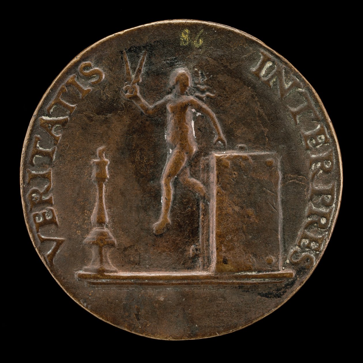 Sannheten som rømmer fra en bok [omvendt], ca. 1510. av Mea