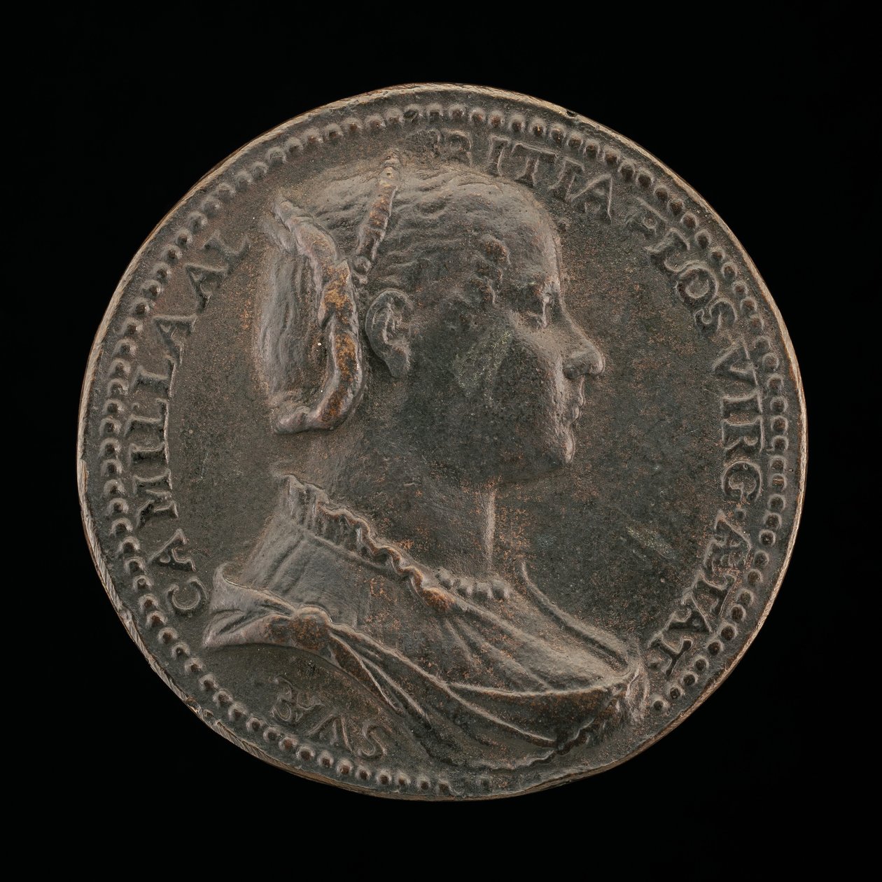 Camilla Albizzi [forside], 1556. av Medallist R.C.