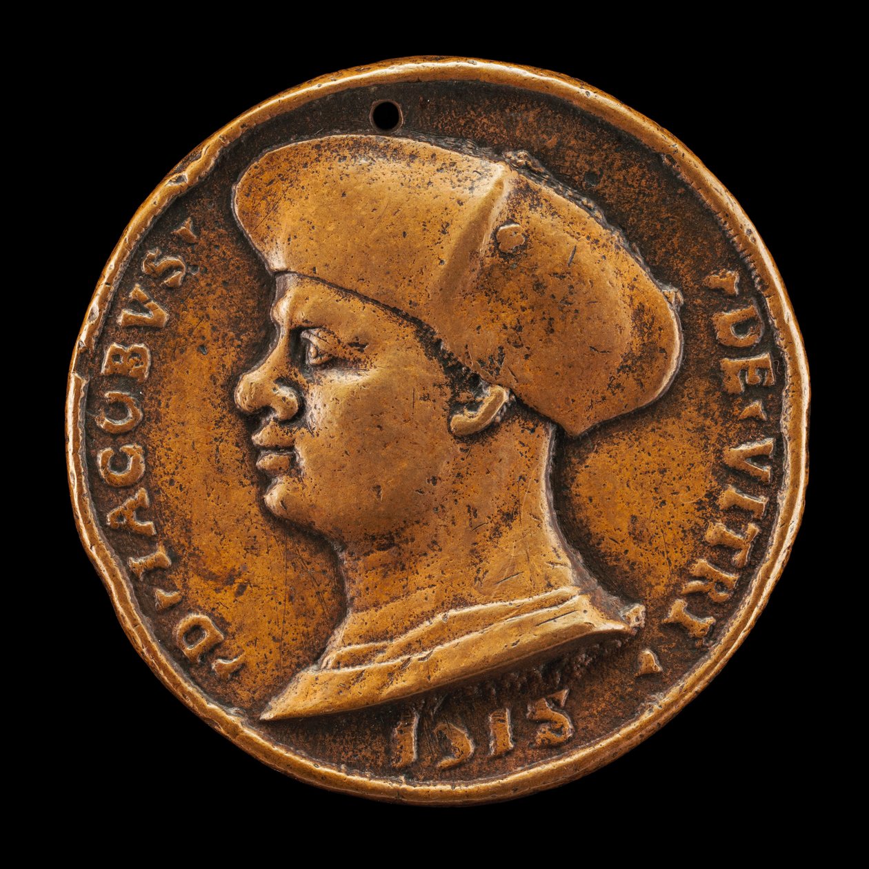 Jacques de Vitry-La Lière, død 1515, kanon, dekan og kansler [forsiden], 1518. av Medallist of 1518