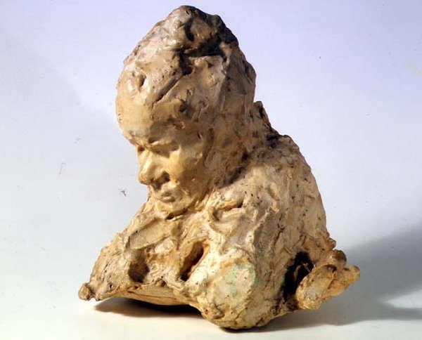 Head of a Man (voks på gips) av Medardo Rosso