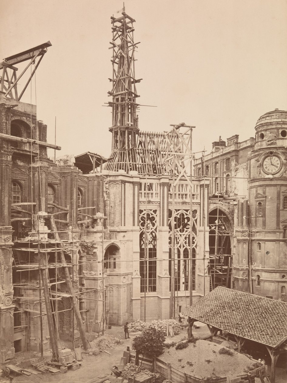 Restaurering av Sainte Chapelle av Mederic Mieusement