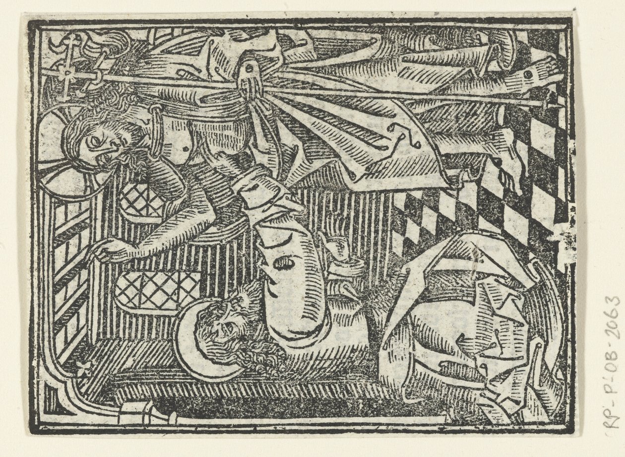 Den tvilende Thomas av Meester van de Delbecq Schreiber Passie (attributed to)