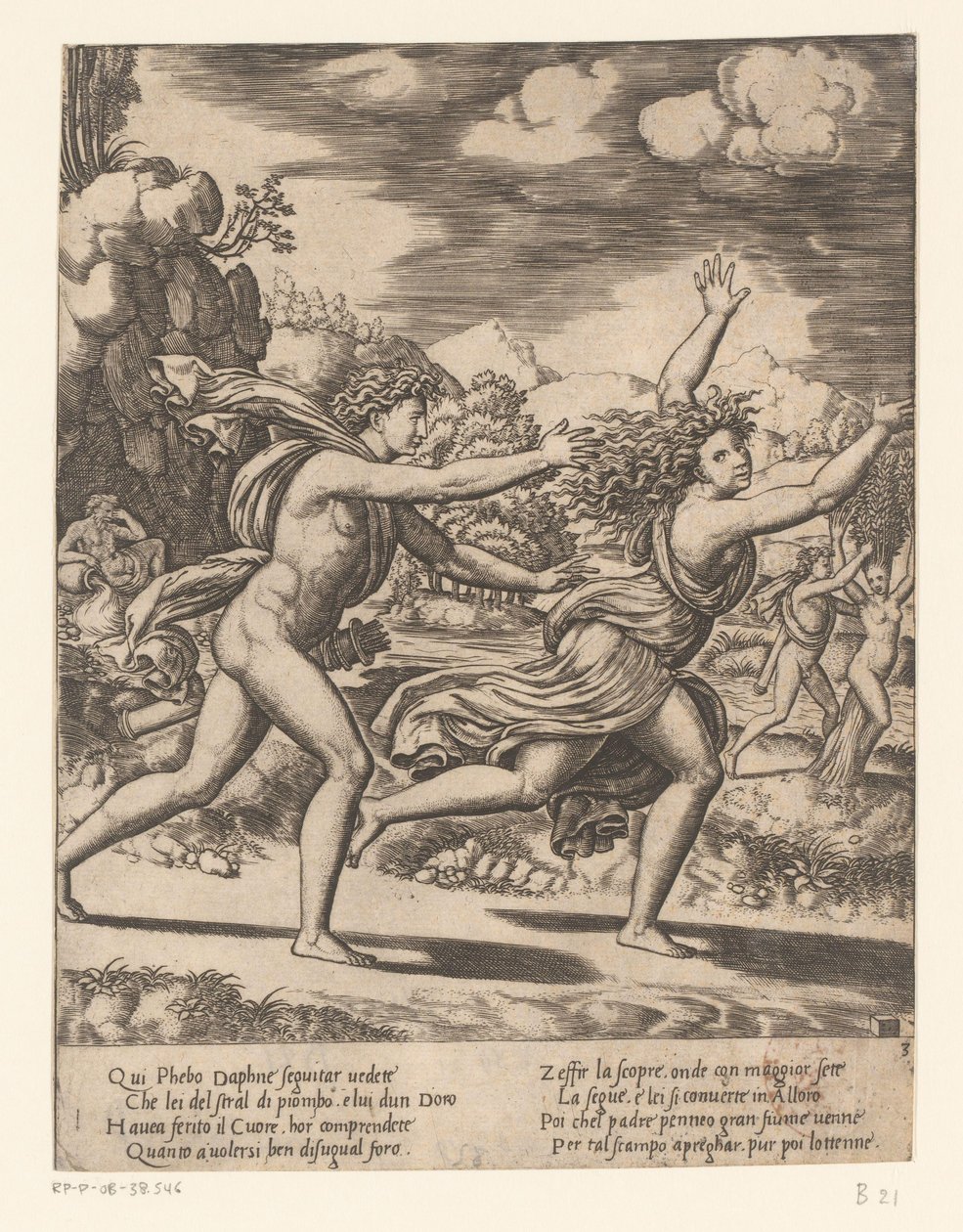 Apollo jager Daphne Historien om Apollo og Daphne (serietittel) av Meester van de Dobbelsteen