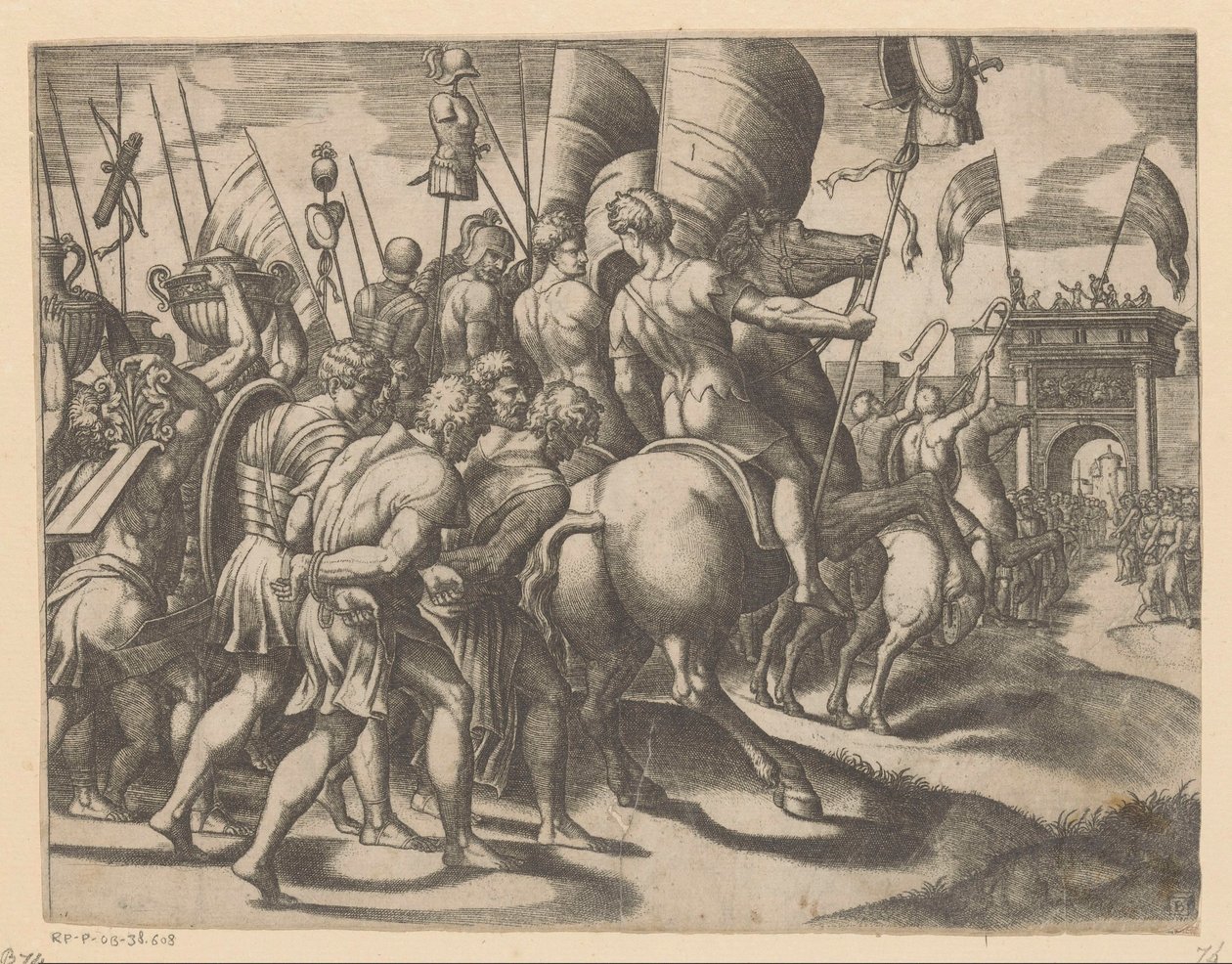 Triomf van Scipio av Meester van de Dobbelsteen