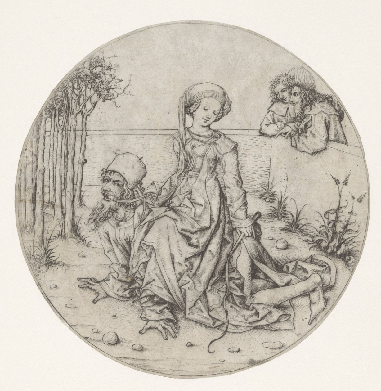 Aristoteles og Phyllis av Meester van het Amsterdamse Kabinet