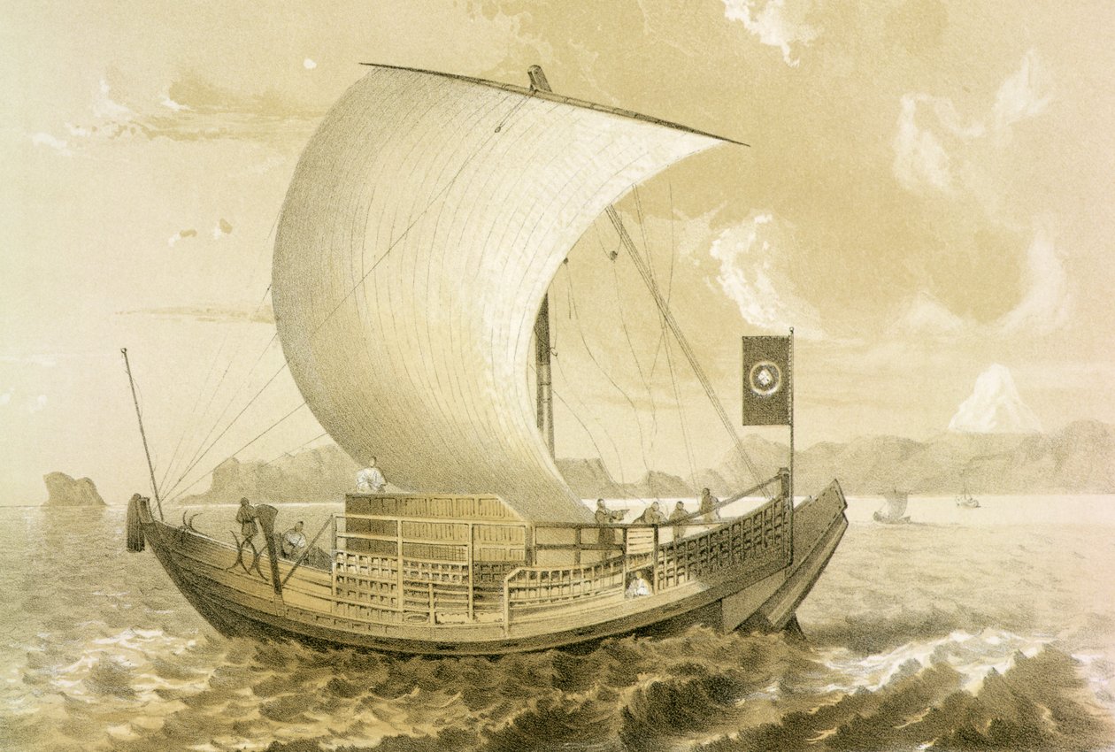 Japansk søppel, pub. av Sarony und Co., ca. 1856 av Meffert