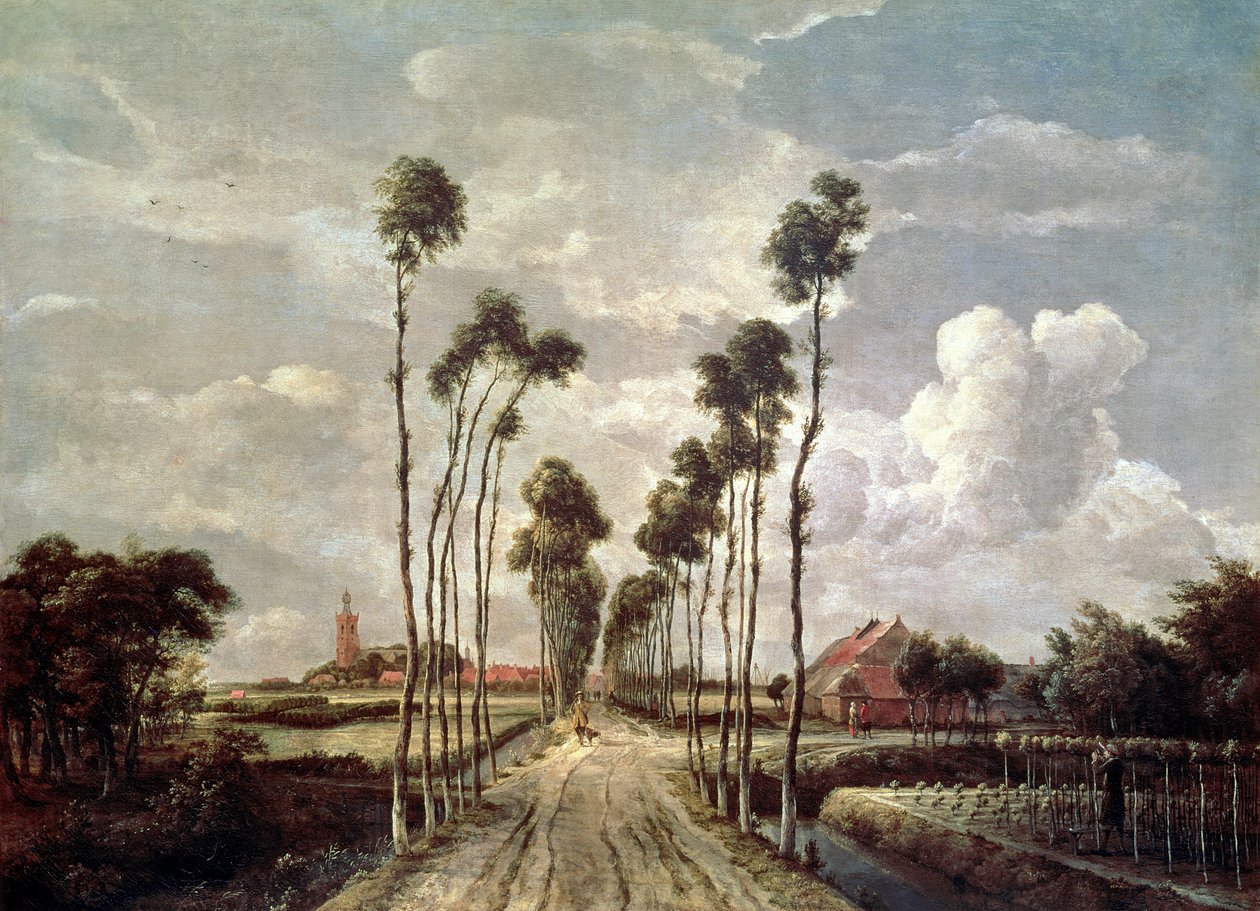 Avenyen ved Middelharnis av Meindert Hobbema