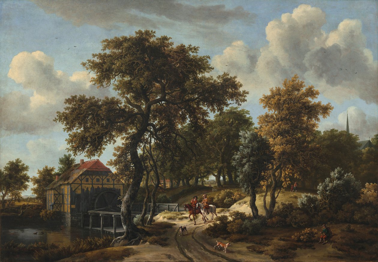 De reisende av Meindert Hobbema