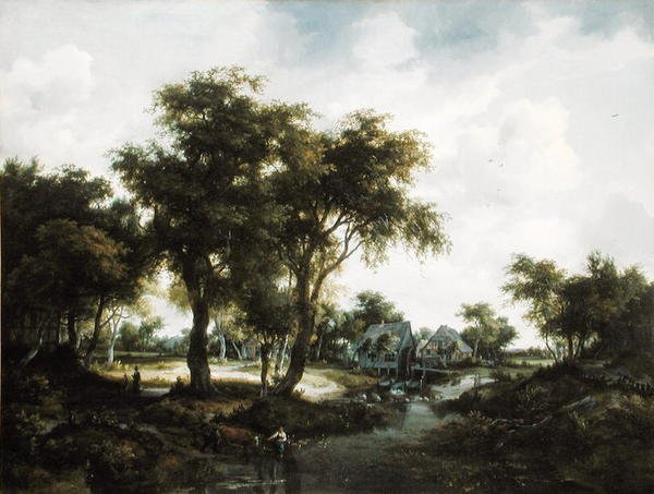 Vannmøllen av Meindert Hobbema