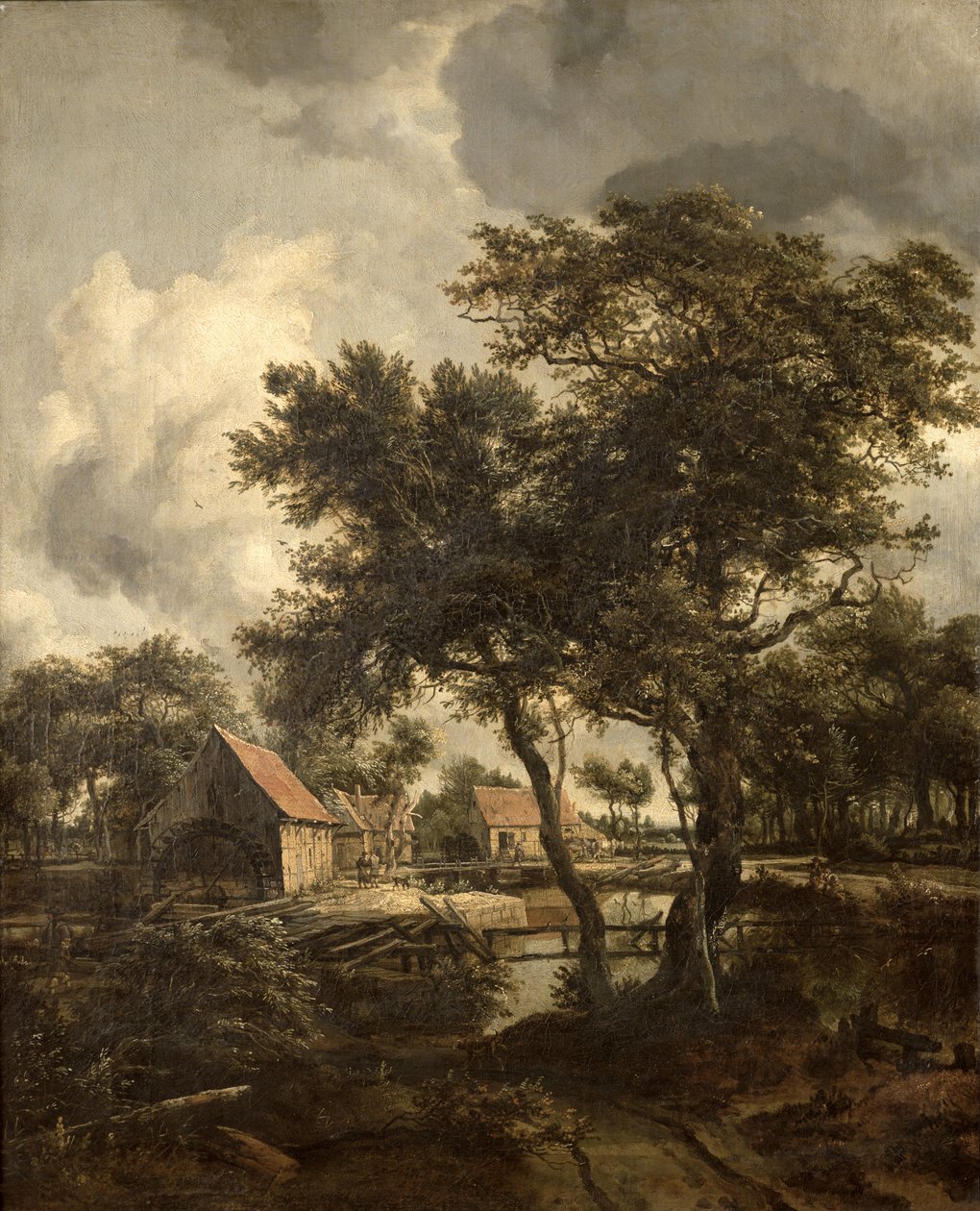 Vannmøllen, ca.1660 av Meindert Hobbema