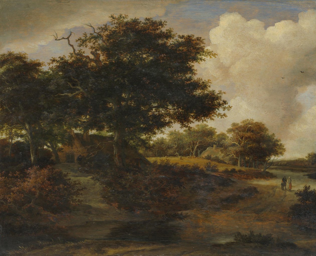 Skoglandskap av Meindert Hobbema