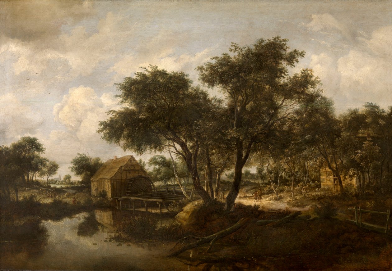 Vannmølle av Meindert Hobbema