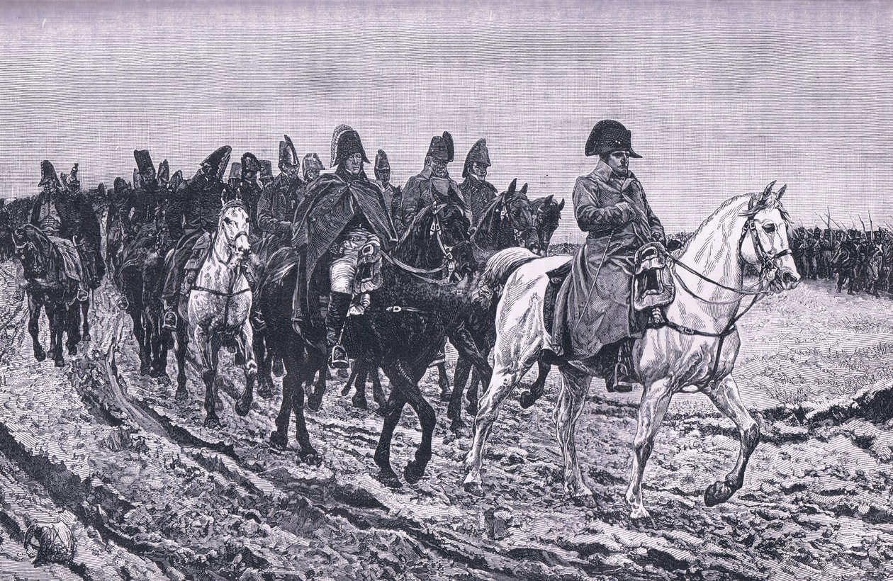 Tilfluktsstedet fra Moskva 1812 e.Kr av Meissonier