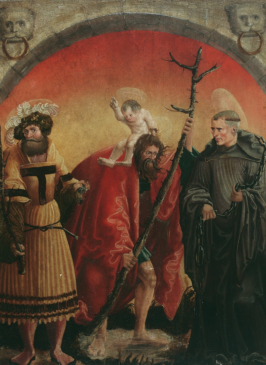 helvete Achatius, Christopher og Leonhard av Meister der Crispinuslegende