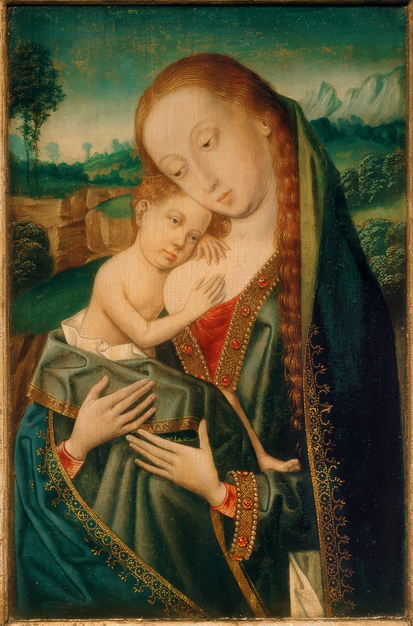 Madonna og barn av Meister der Magdalenenlegende