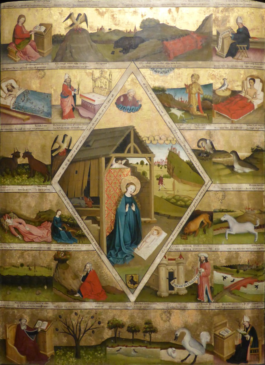  av Meister der Ottobeurer Marientafel