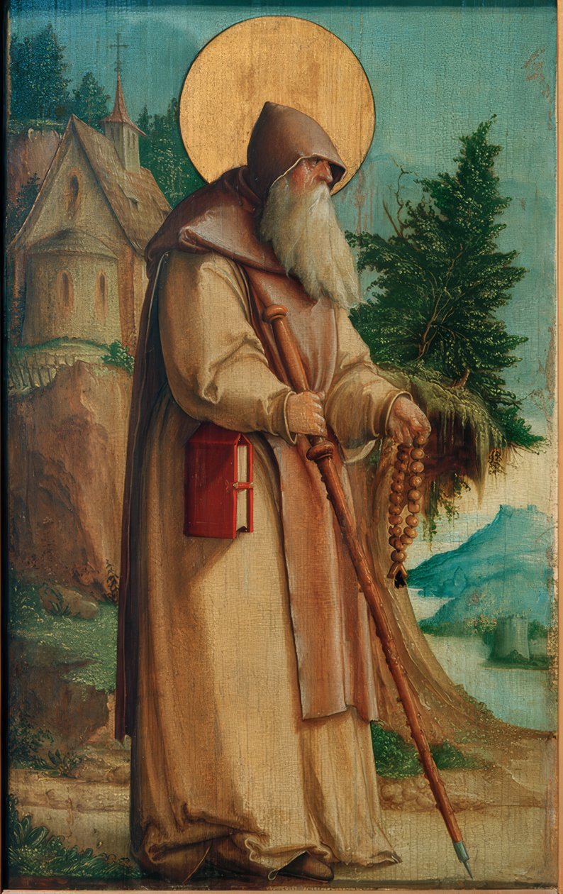 Saint Paul eremitt av Meister von Messkirch