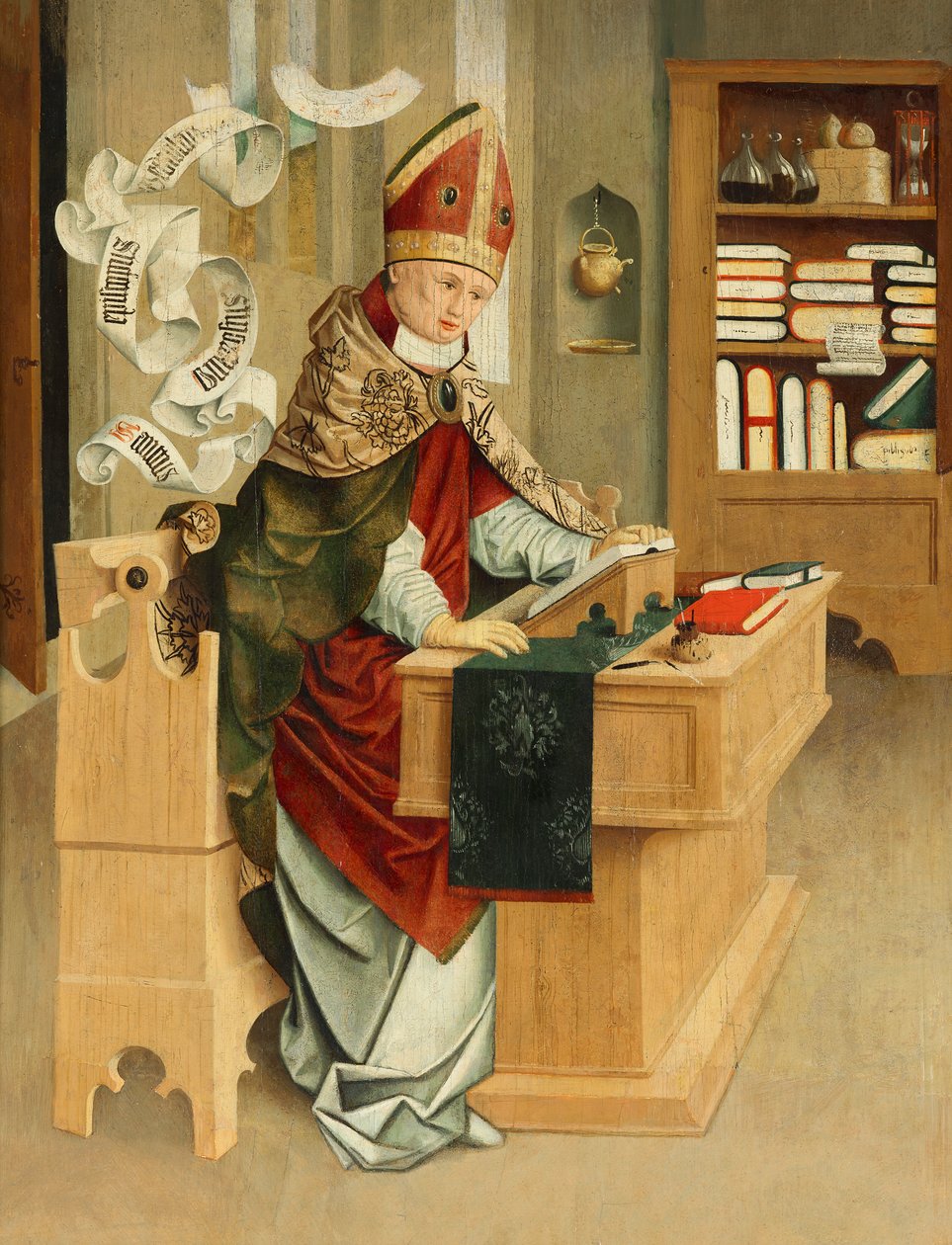 St. Ambrosius av Meister von Mondsee