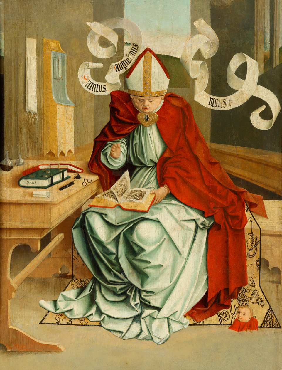 St. Augustin av Meister von Mondsee