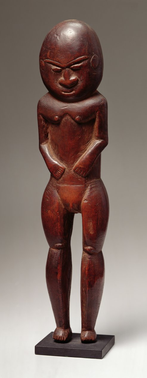 Stående figur (tre) av Melanesian