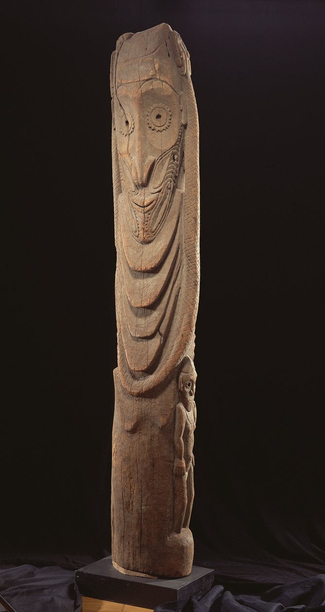 Stolpe (tre) av Melanesian