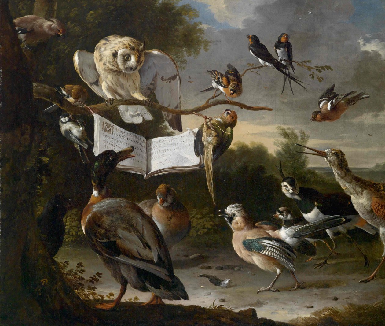 Fuglekonserten av Melchior de Hondecoeter