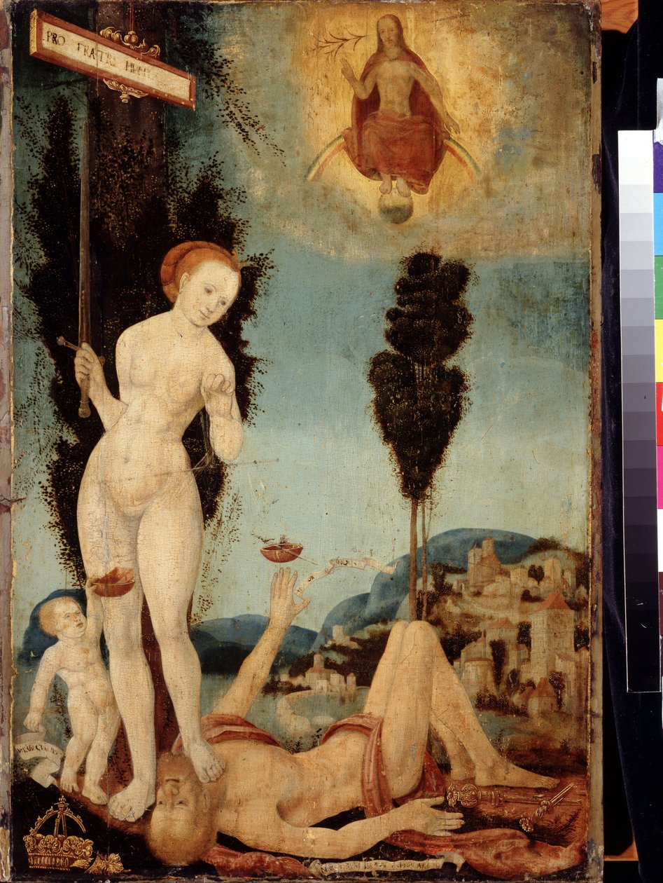""The Allegory Of Justice"" Maleri av Melchior Feselen (1495-1538) Pushkin-museet fra 1500-tallet, Moskva av Melchior Feselen