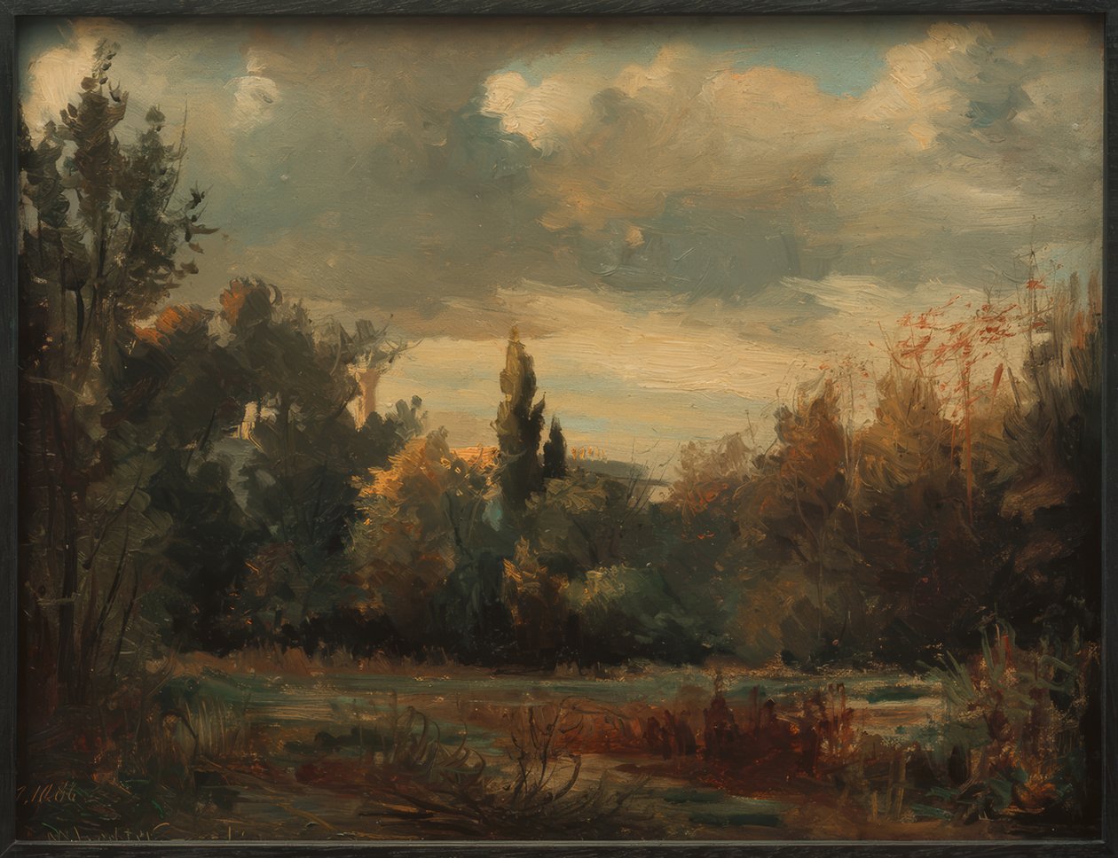 Berlin parklandskap av Melchior Lechter