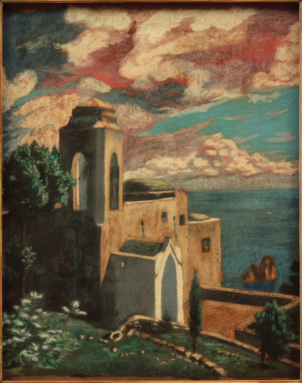 Capri (Ermitage på Anacapri) av Melchior Lechter