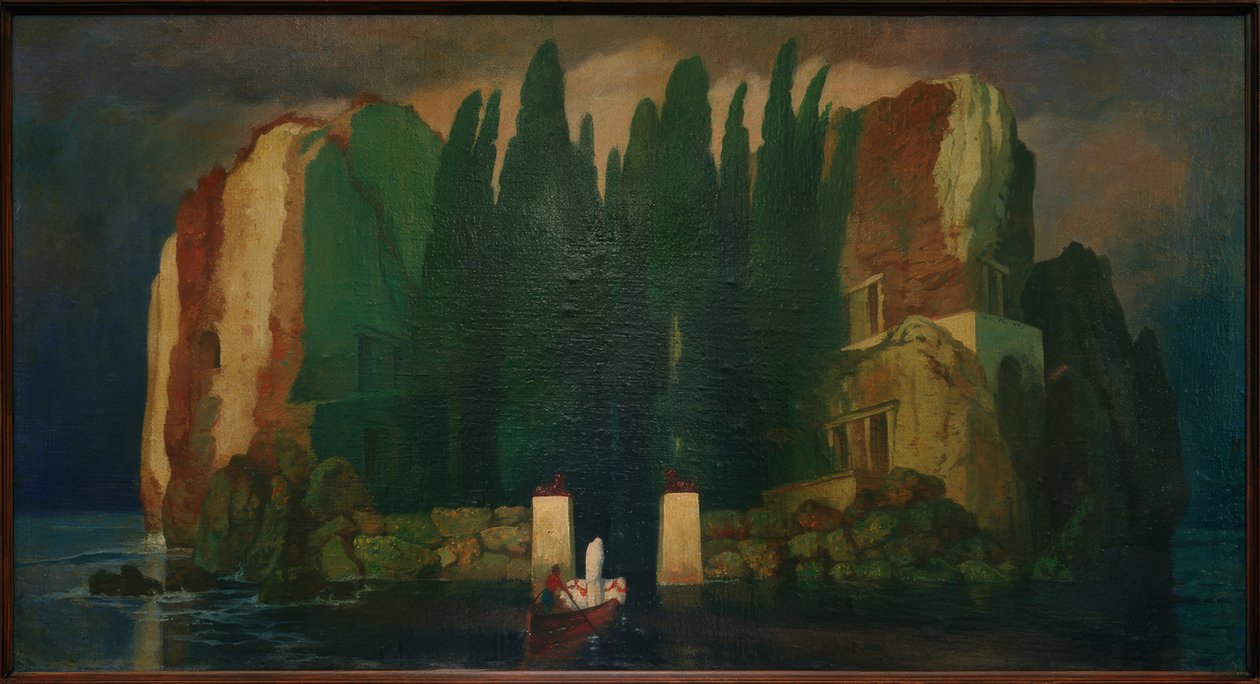 De dødes øy (kopi etter A.Böcklin) av Melchior Lechter
